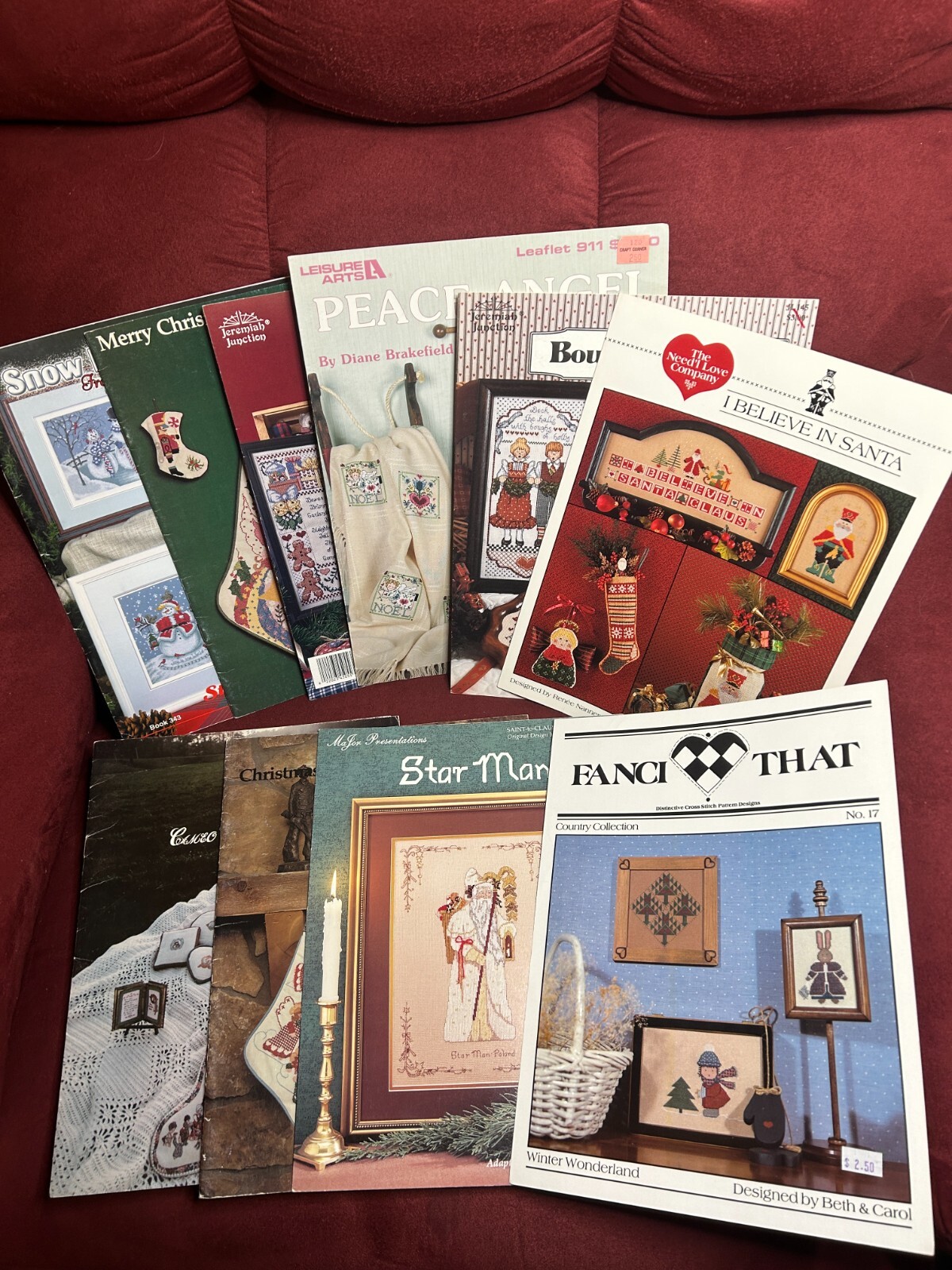 Various Cross Stitch Leaflets Christmas, Holidays, and Winter U-PICK Some OOP