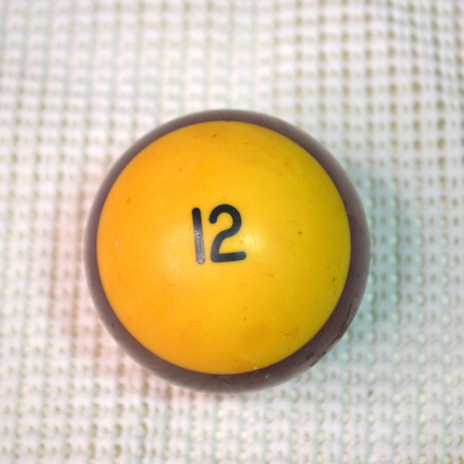 Vintage 2" Billiard Ball Pool Purple #12