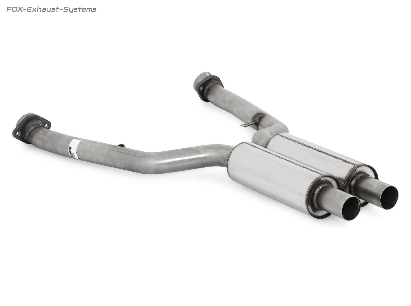 FOX Sport Front Exhaust Silencer Vorschalldämpfer BMW 6er E63 E64 645i 650i