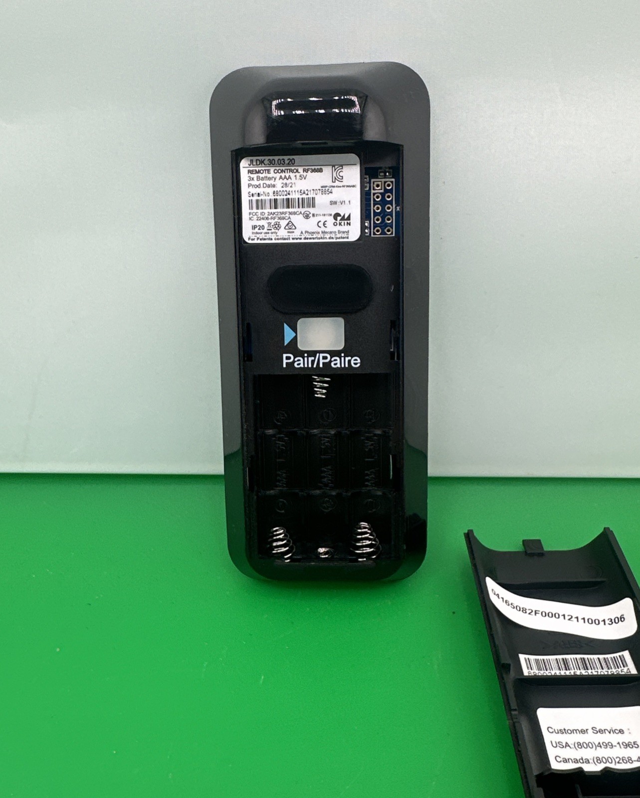Sealy RF368B EASE ZEROG Adjustable Bed Remote Control - JLDK.30.03.20- Turns On