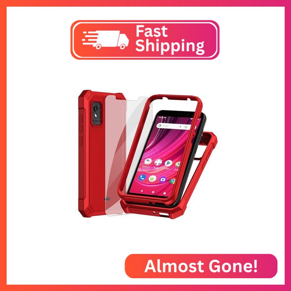 Ailiber for Blu Studio Mini 2023 Phone Case with Screen Protector, Dual Layer TP
