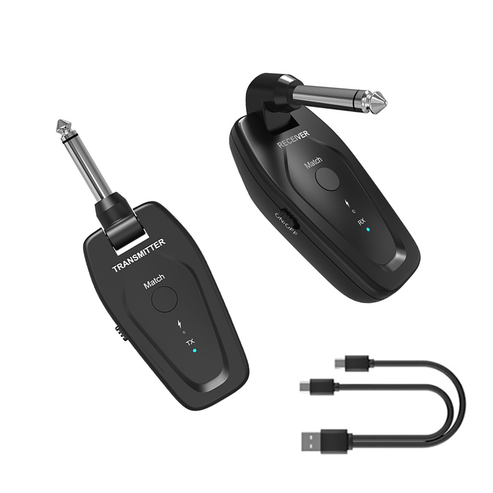 New UHF Wireless Guitar System Transmitter Receiver Instrument Accessories