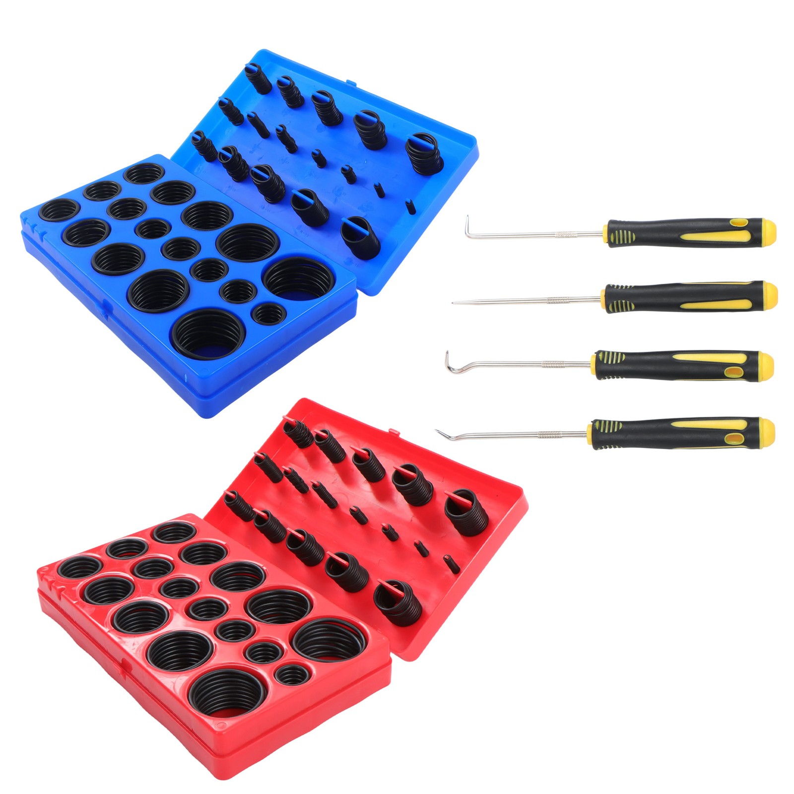 826 Pcs Universal O-Rings Kit, Contains Both SAE and Metric Standard Sizes