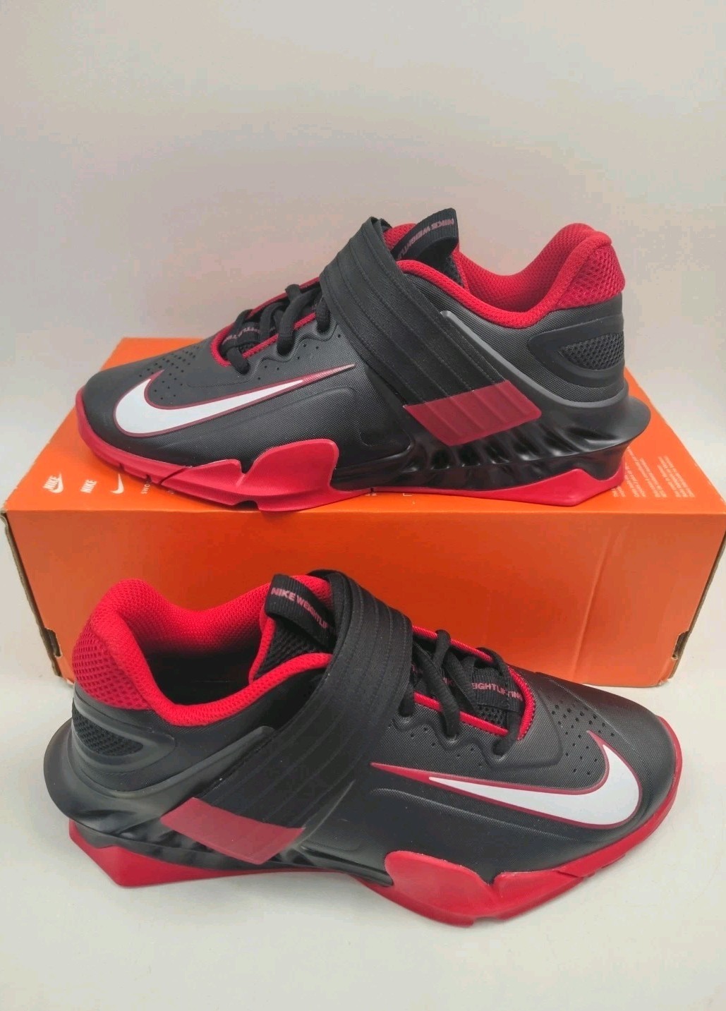 New Nike Savaleos Weightlifting Shoes Black/University Red CV5708-002 Men’s 6.5