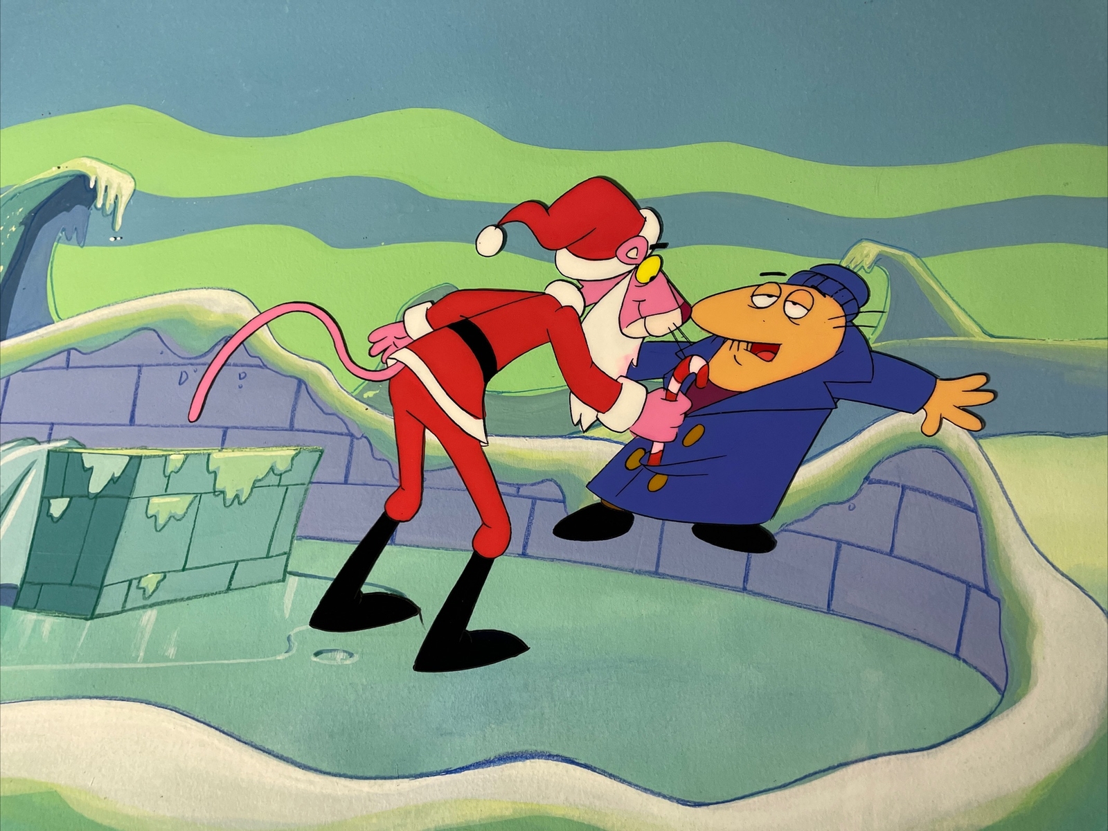 Pink panther animation cels production art cel vintage cartoon network lot i19