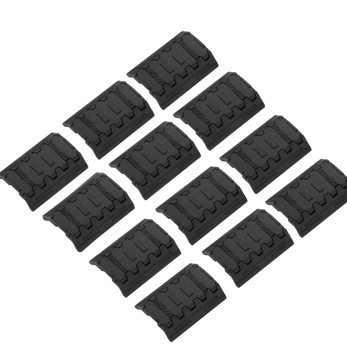 M-Lok Rail Cover Low Profile SNAP-IN Slot Covers for MLOK System Black / Tan