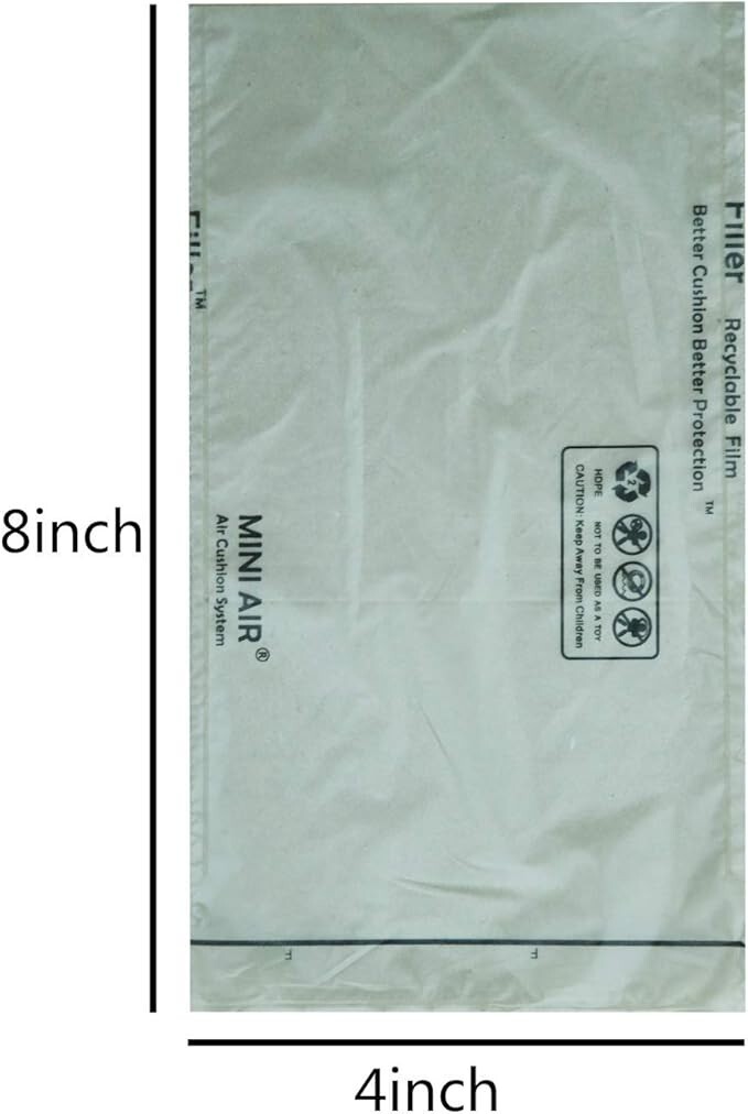 1 roll 8"x4" for Mini Air Easi 2 / EA2S Machine, 4000Pcs 1312 FT/roll