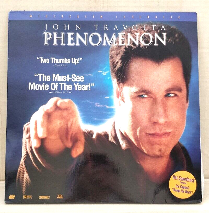 PHENOMENON 2-Laserdisc LD WIDESCREEN FORMAT JOHN TRAVOLTA STARS