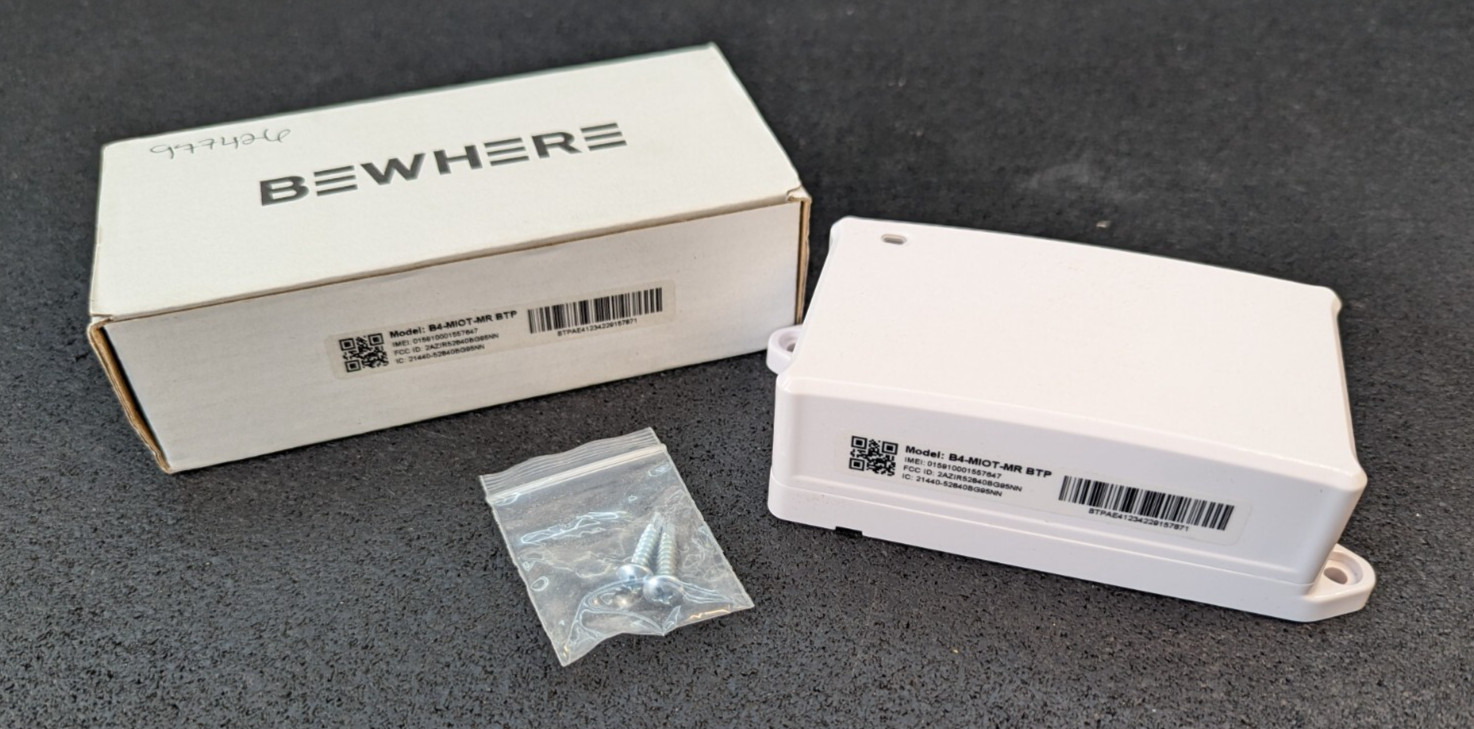 BeWHERE ASSET TRACKER MODEL B4-MIOT-MR BTP  (BeTen-BATTERY POWERED)🔥New🔥
