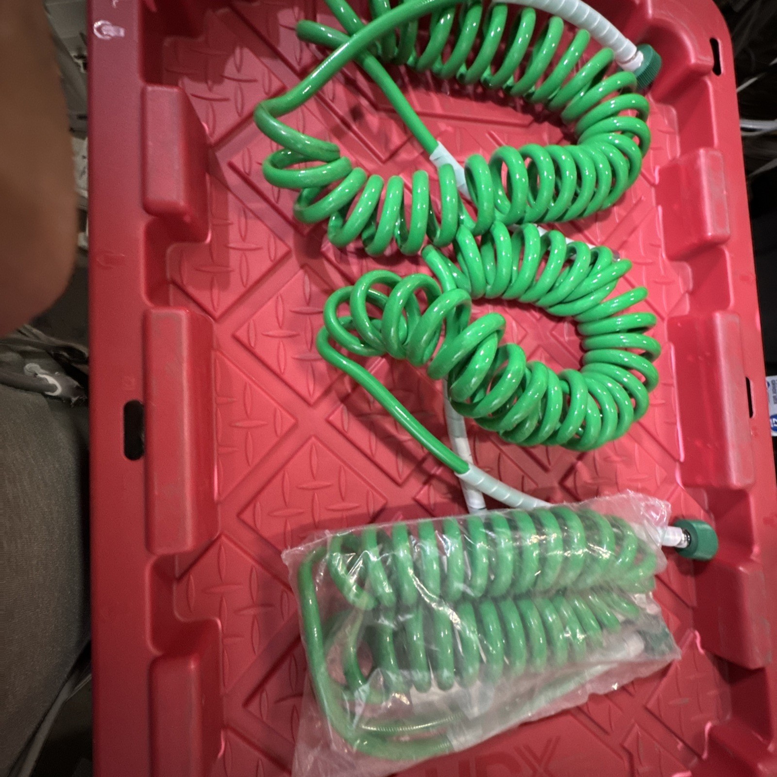 Maxtec R127P35 Single Coil Hose,Green, Female Hand Tighten