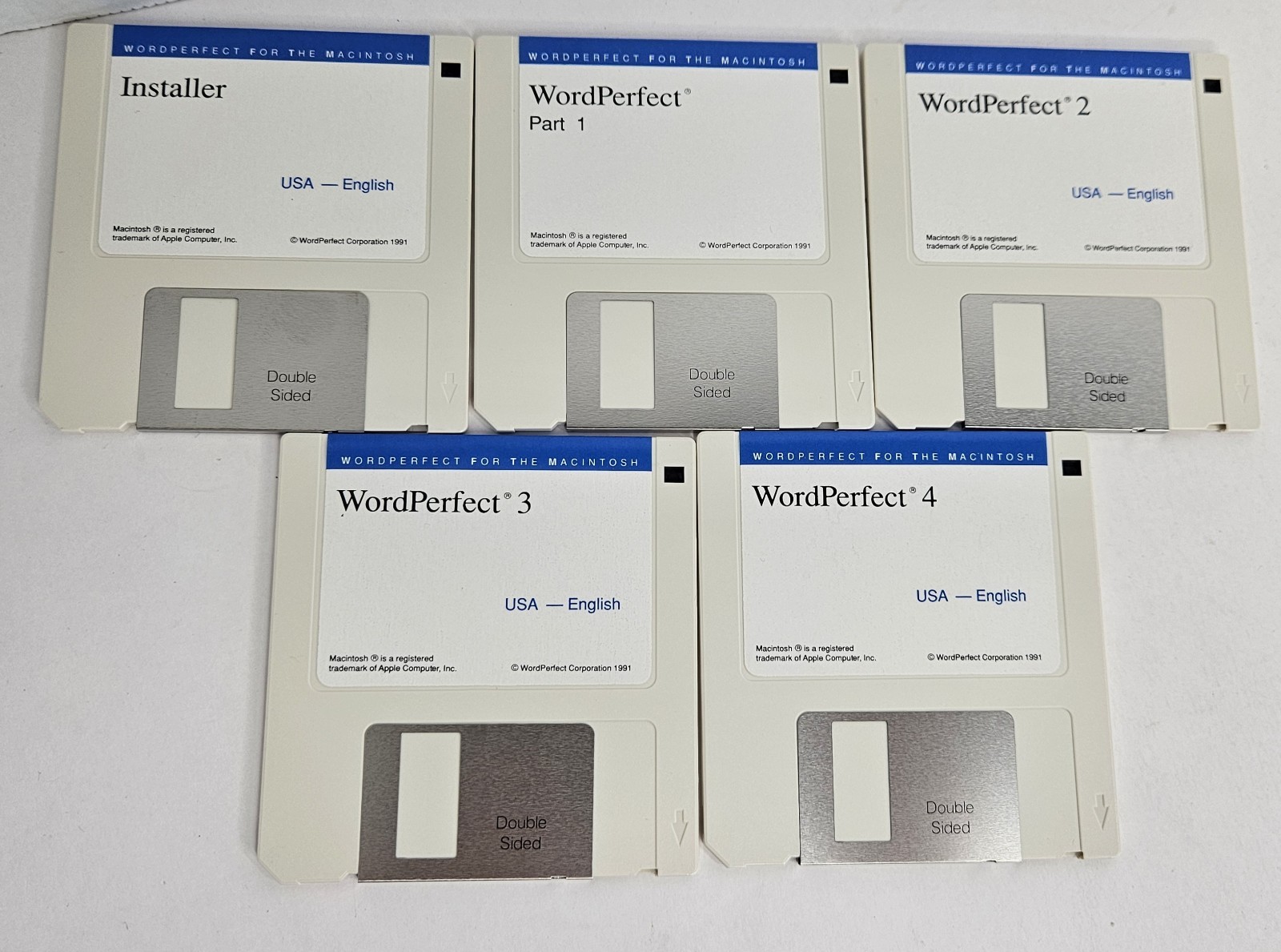 Vintage Microsoft Word Version 2.0 Upgrade Software Macintosh 6.0