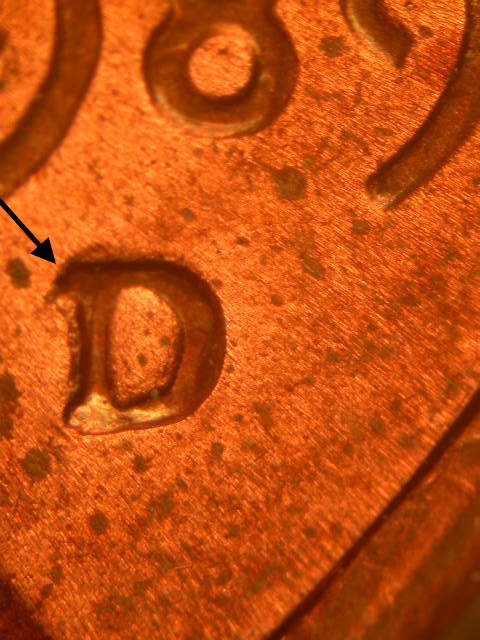 1989-D RPM#3  D/D West  AU+  Brown Lincoln Cent  Very Rare!!