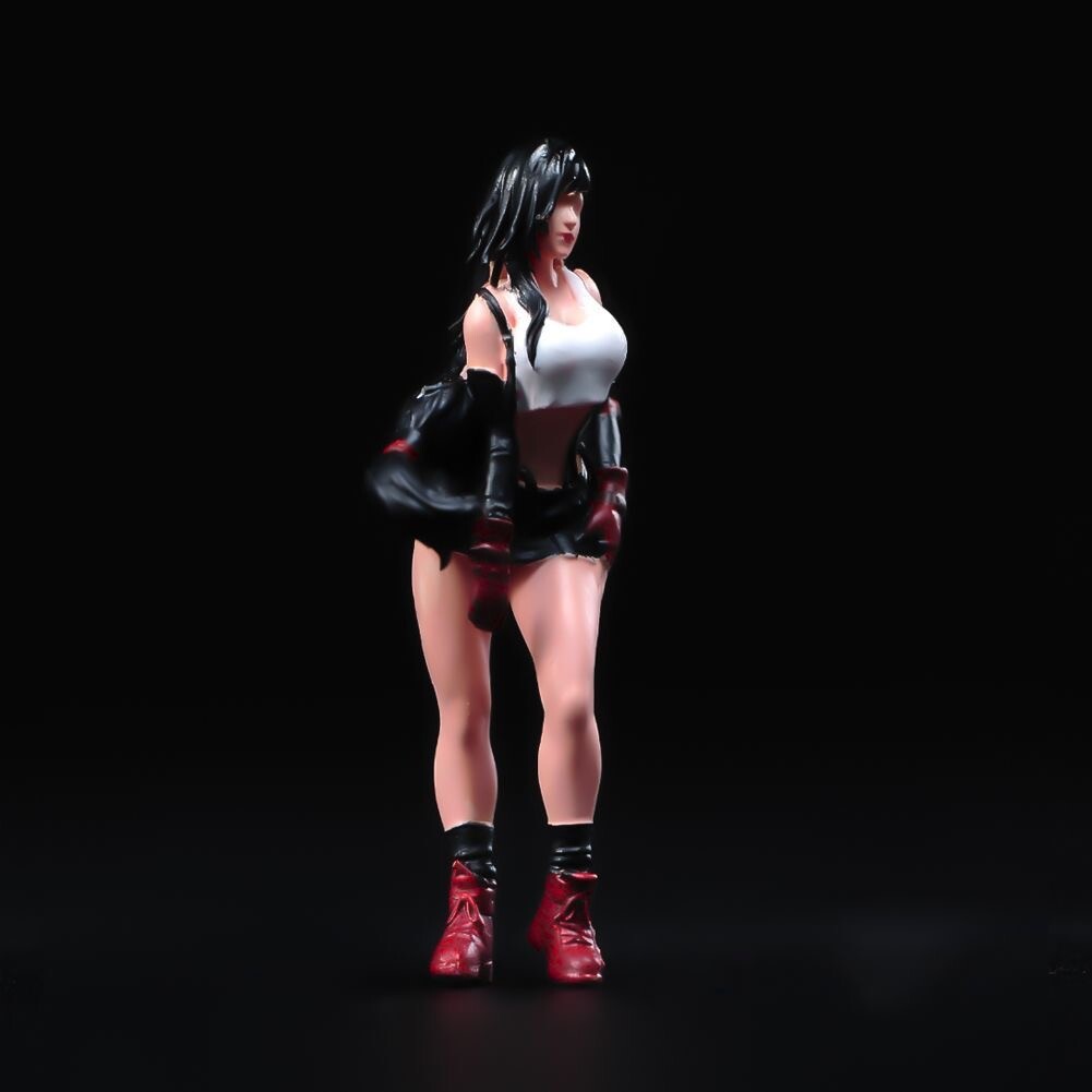 ZD 1:64 Painted Unpainted Figure Model Miniature  Diorama Sexy Girl Street Toy