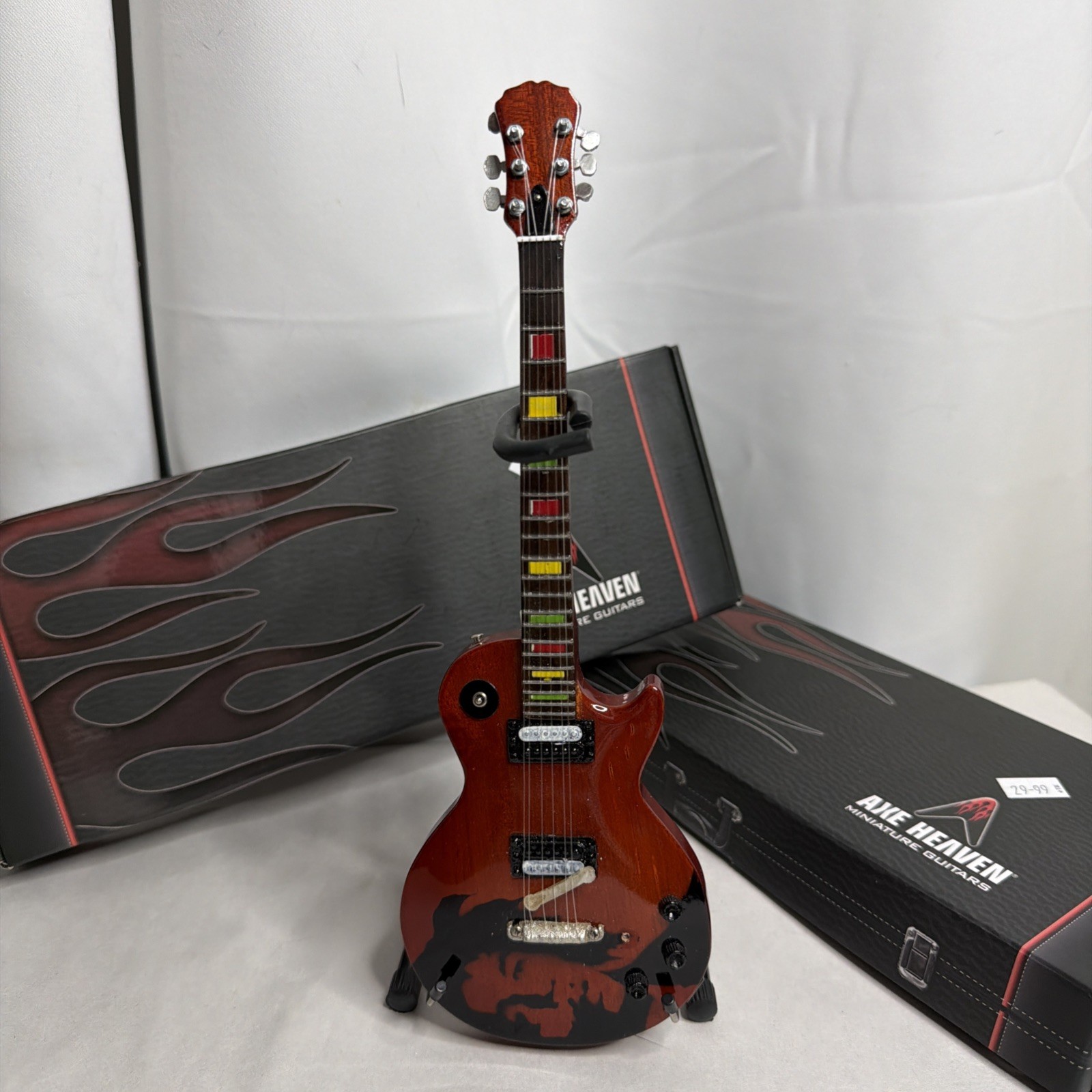 Bob Marley- Axe Heaven One Love Reggae Mini Electric Guitar BM-099