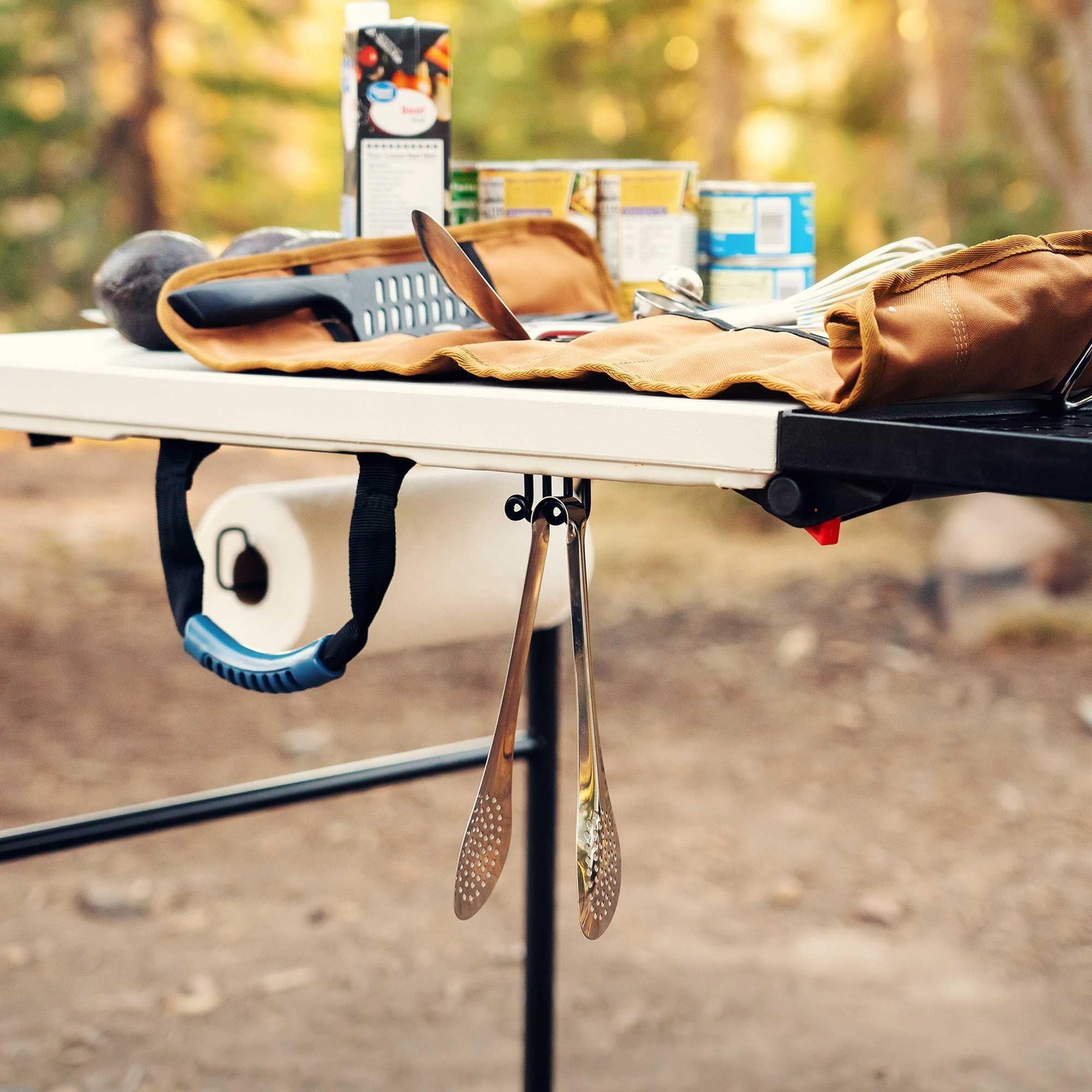 Lifetime Products 5-ft Fold-in-Half Camping Table, White, 280875