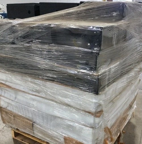Vented Wall Mount IT Network Case Enclosure 14 X 14 X 5.5" Glass Door Lockable