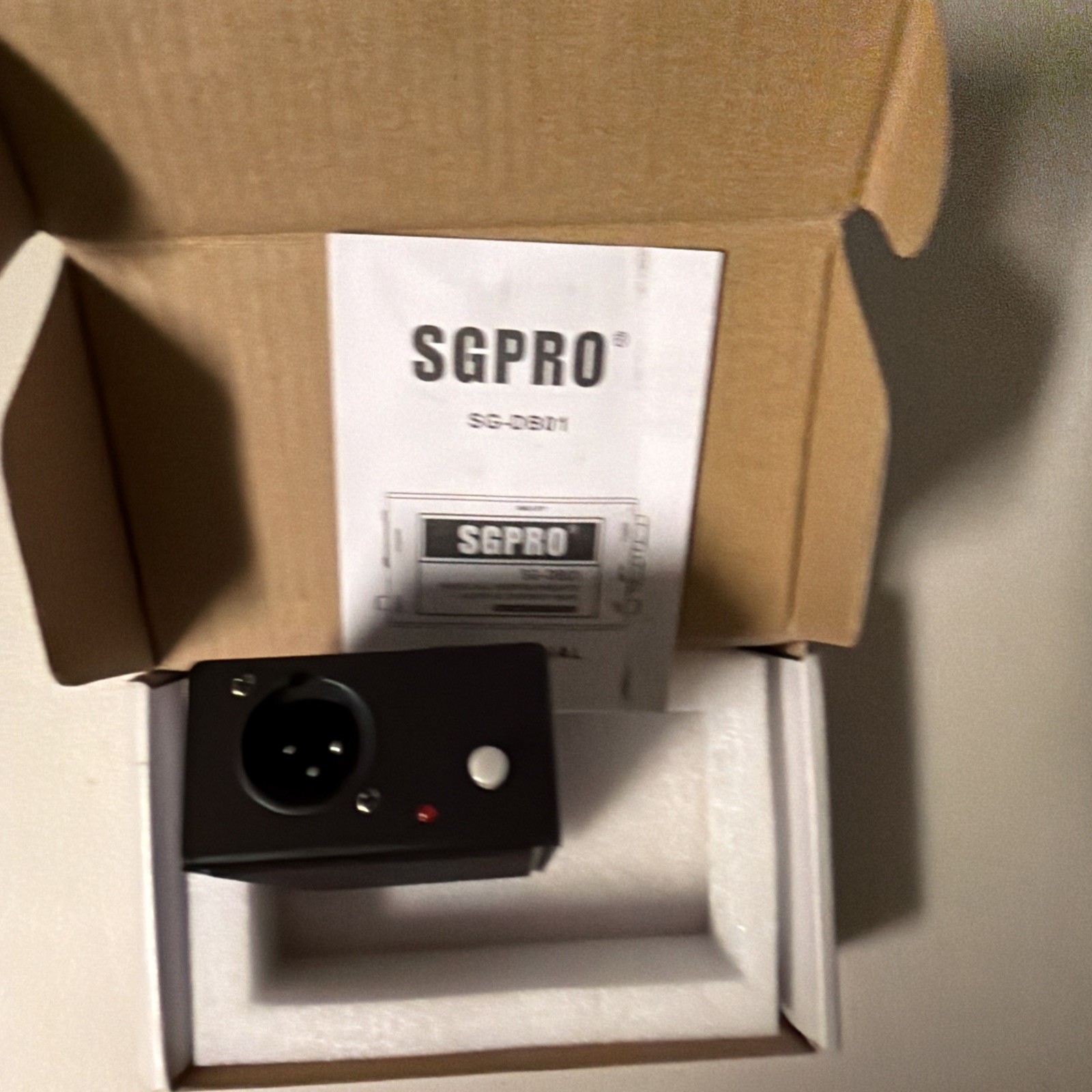 SGPRO SG-DB01 Active Direct Box,Recording Signal DI Box for Musical Instruments