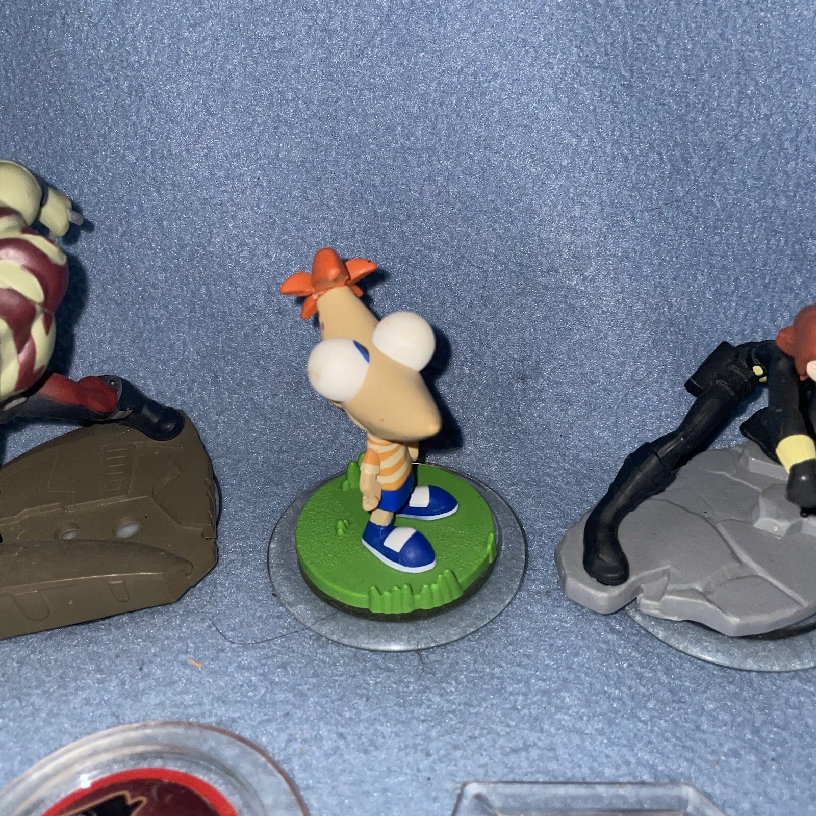 Disney Infinity Figure 1.0 Marvel Phineas Widow Thor Mike Power Discs Drax