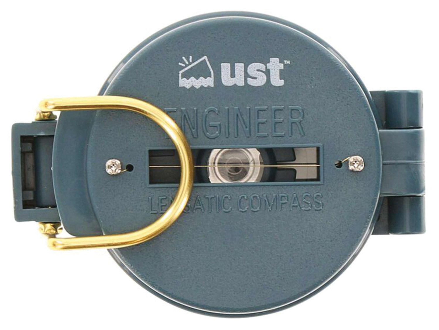 UST Lensatic Compass - Waterproof, Glow-in-the-Dark, Shock-Resistant Navigation