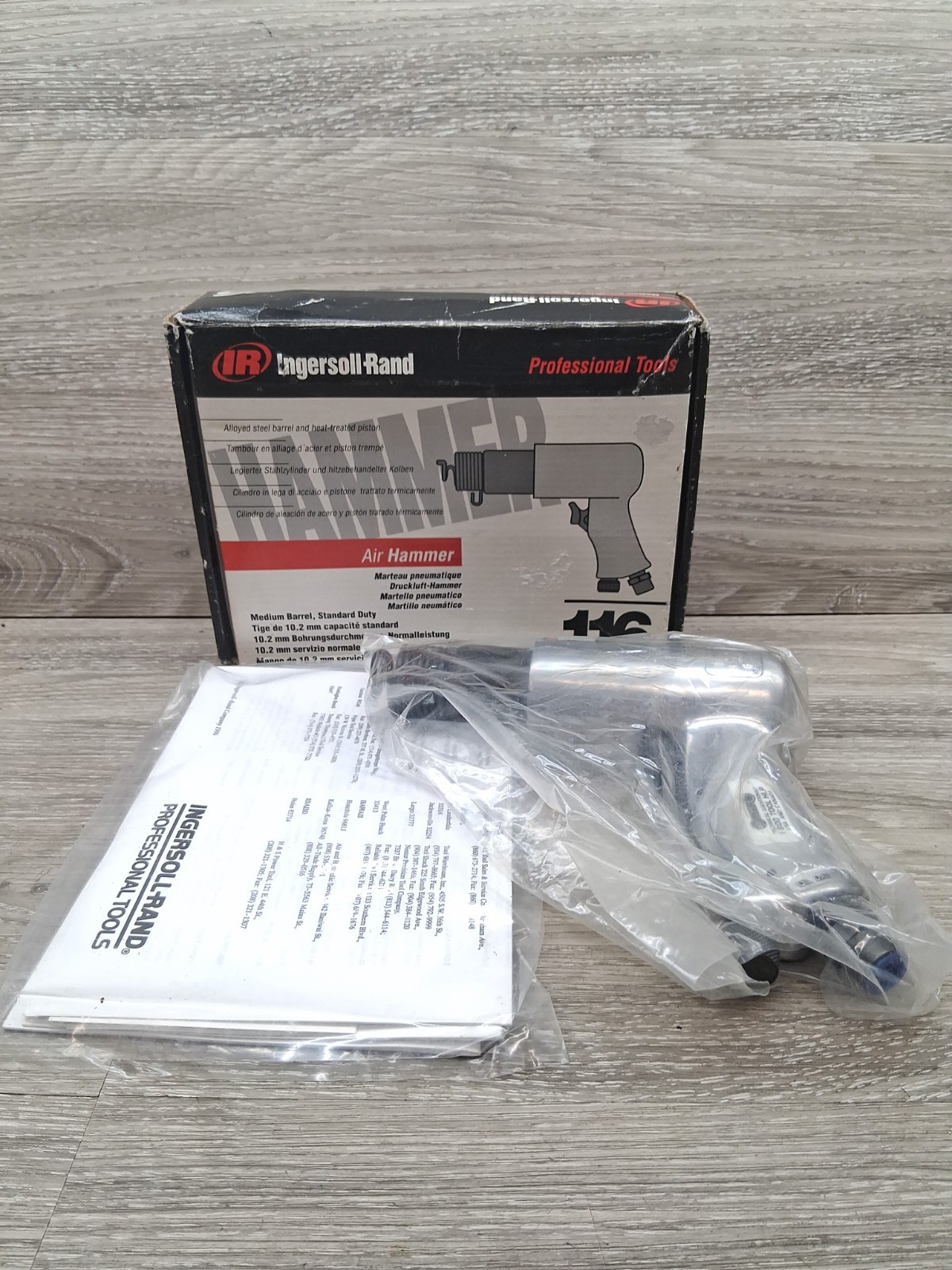 INGERSOLL-RAND 116 AIR HAMMER MEDIUM DUTY STANDARD BARREL NEW IN BOX