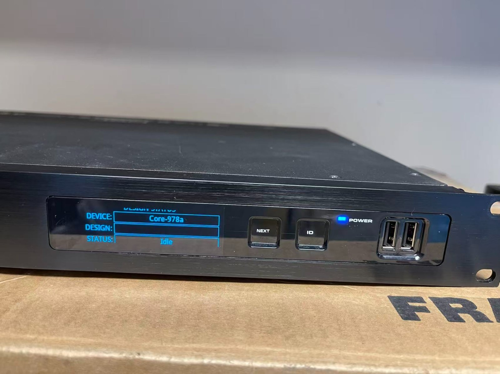 QSC Q-SYS CORE 110f Network + Analog I/O Processor