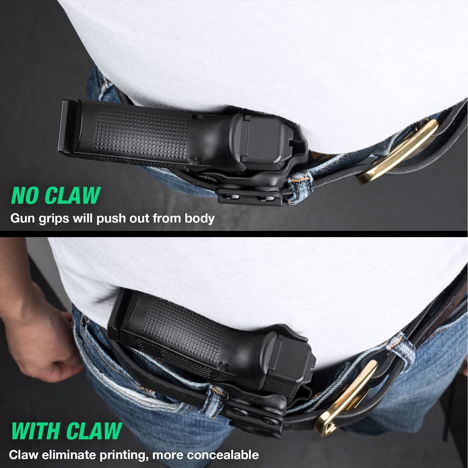 IWB Holster Optic Cut For Glock17/19/19X/26/44/45 Gen(1-5)&Glock 23/32 Gen(3-4)