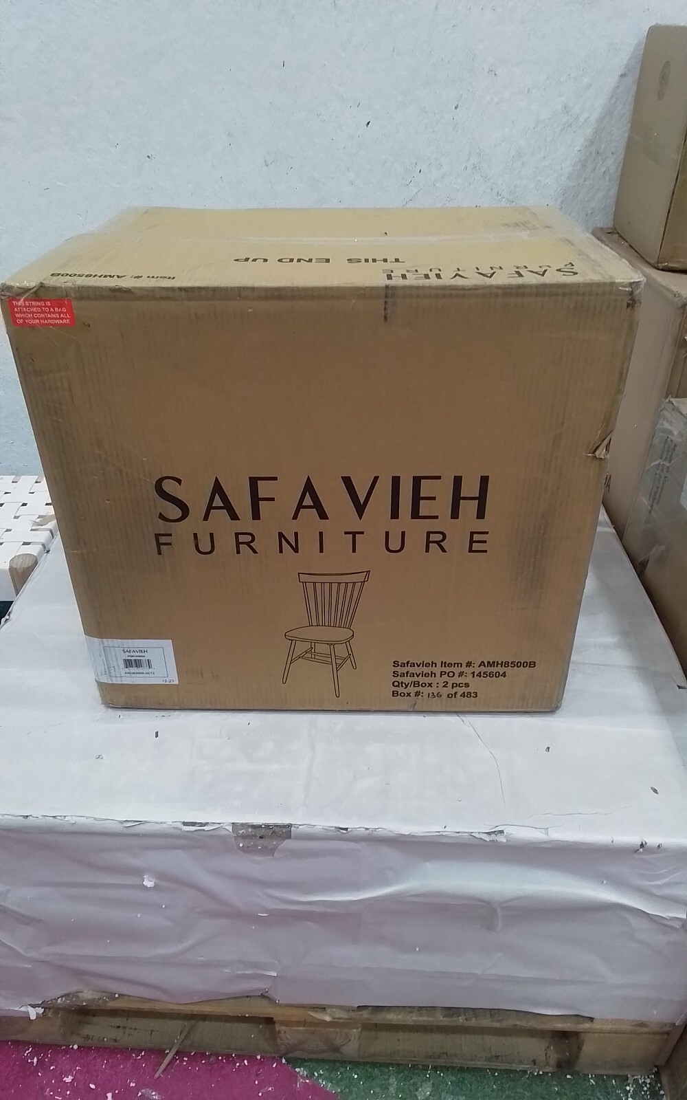 Safavieh PARKER SPINDEL SIDE CHAIR, Reduced Price 2172737469 AMH8500B