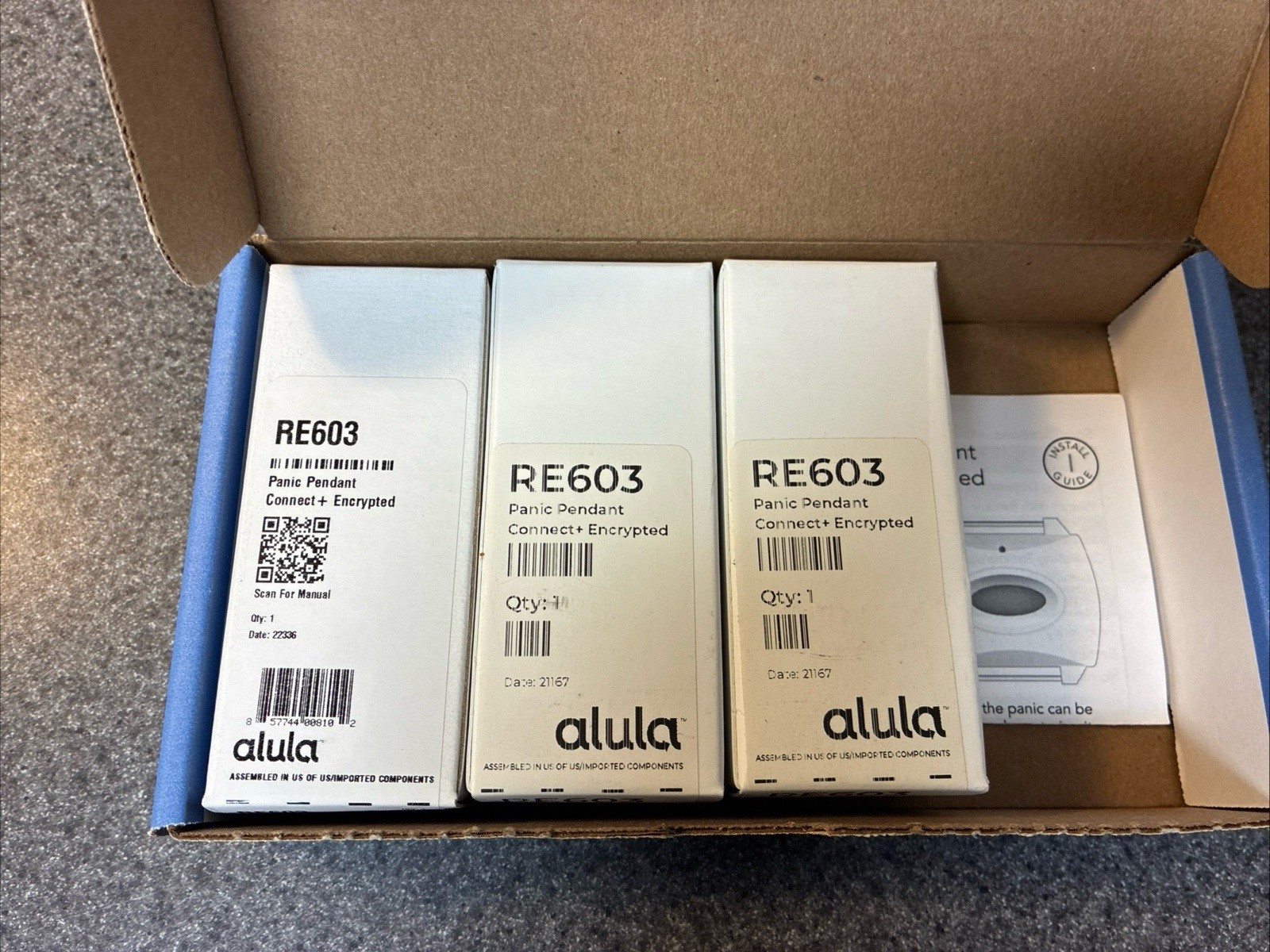 Alula RE603 Connect+ Encrypted/ Panic Pendant / Medical Alert Emergency