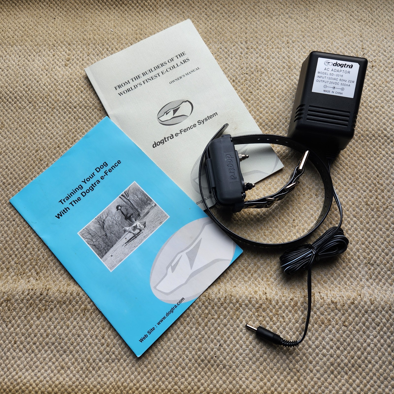 Dogtra e-Fence System Dog Control Replacement part Collar Only w Charger SD-0016