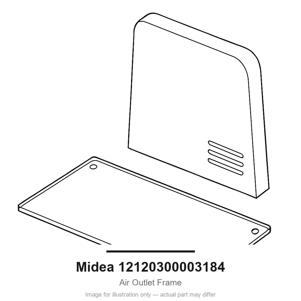 Midea 12120300003184 Air Outlet Frame