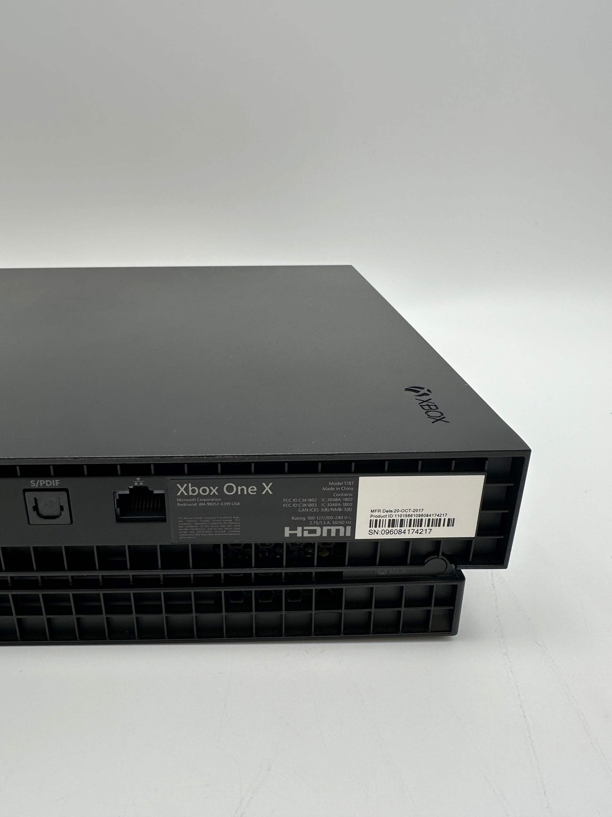 Microsoft Xbox One X (1787) 2017 Video Game System - Broken Console Only