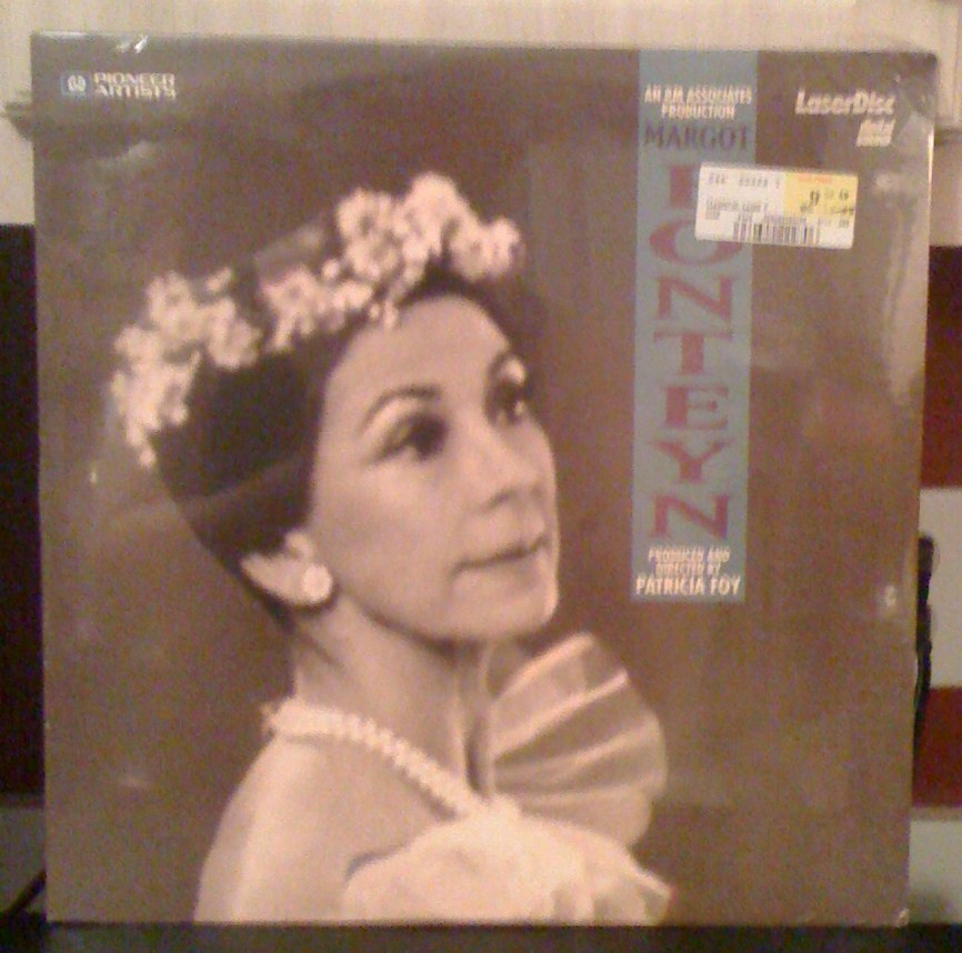 laserdisc  MARGOT FONTEYN   LD laserdisc NEW barcode has an x in marker