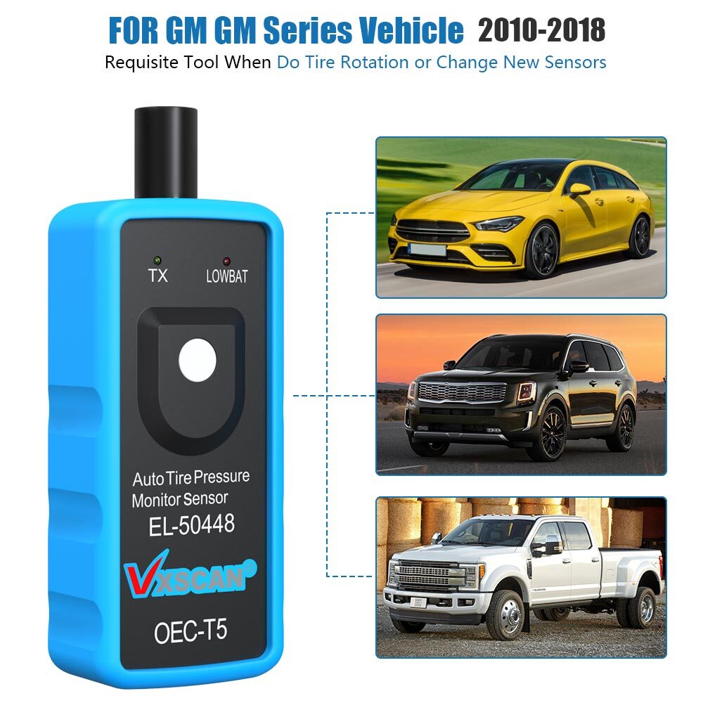 EL50448 Auto Tire Pressure Sensor TPMS Reset Tool RelearnTool for GM Vehicles