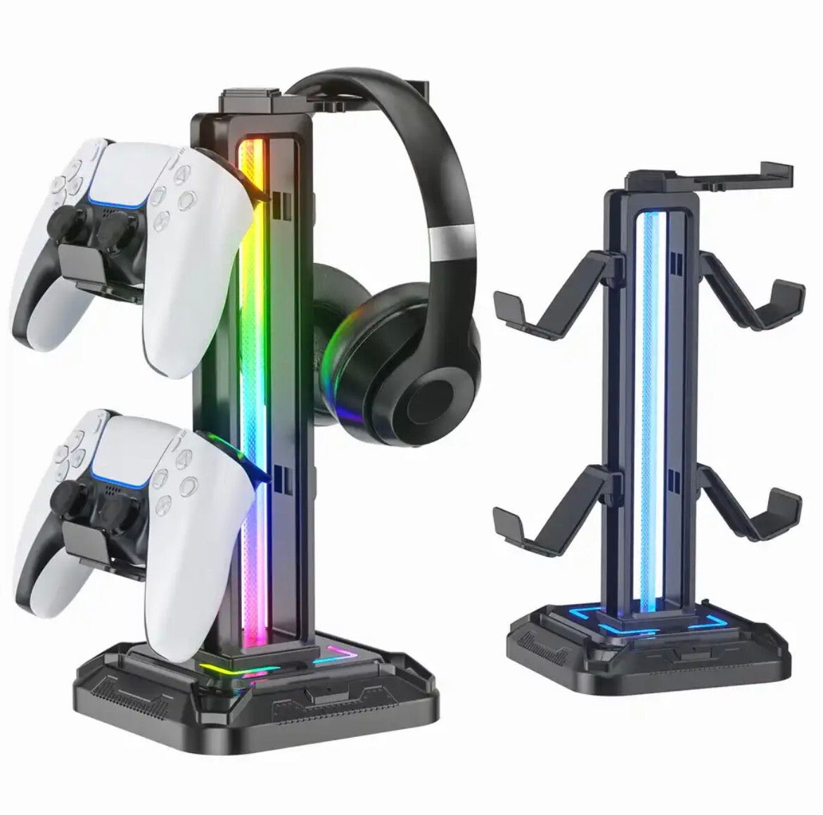 RGB Universal Game Controller And Headset Stand Display Holder For Desk 9 Colors