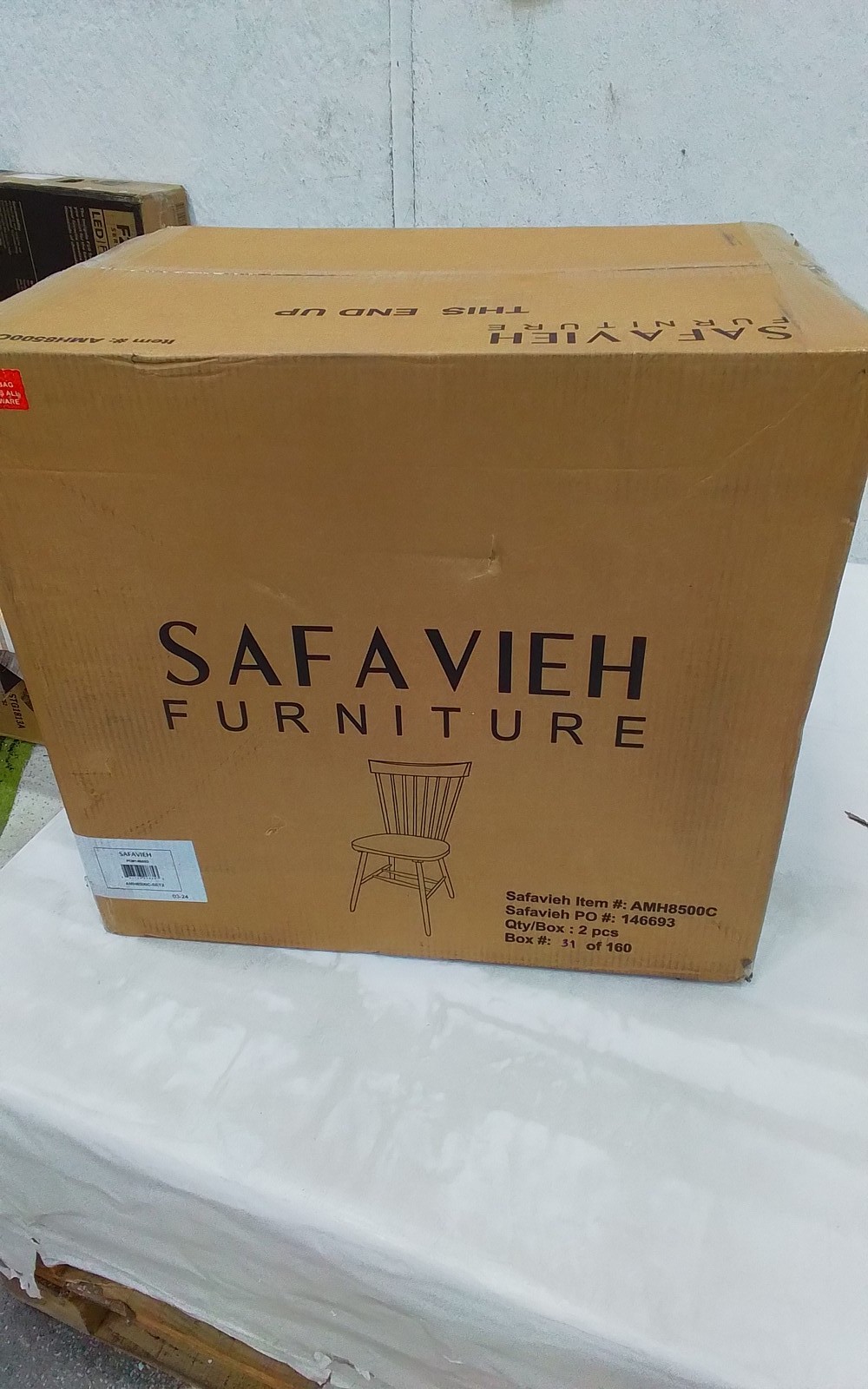 Safavieh PARKER SPINDEL SIDE CHAIR, Reduced Price 2172772719 AMH8500C