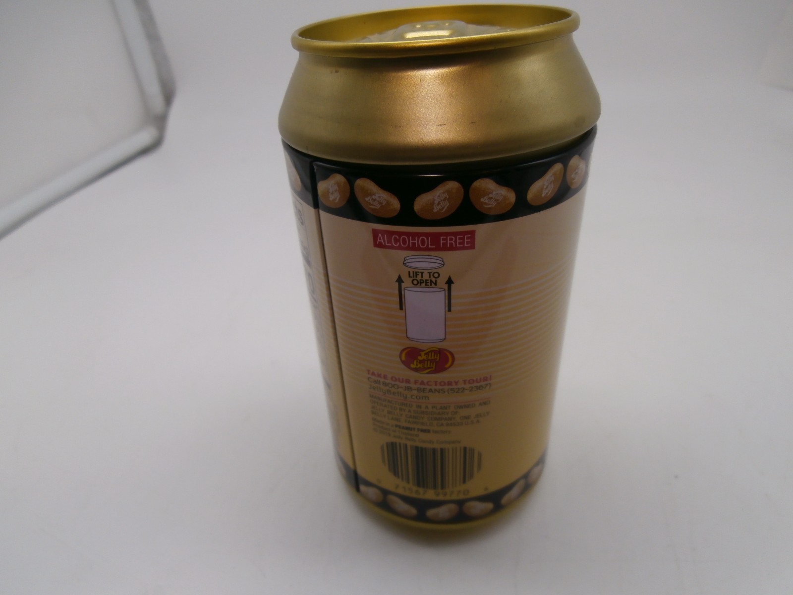 Jelly Belly Draft Beer Flavored Jelly Bean Tin Can (empty)
