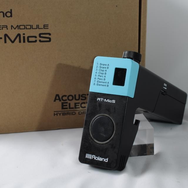 Roland RT-MicS Hybrid Drum Trigger Module Mic Boxed
