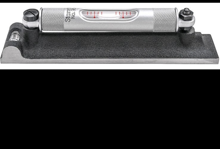 New Starrett 98-6 6" Machinists Precision Level Ground Graduated Vial Cast Iron