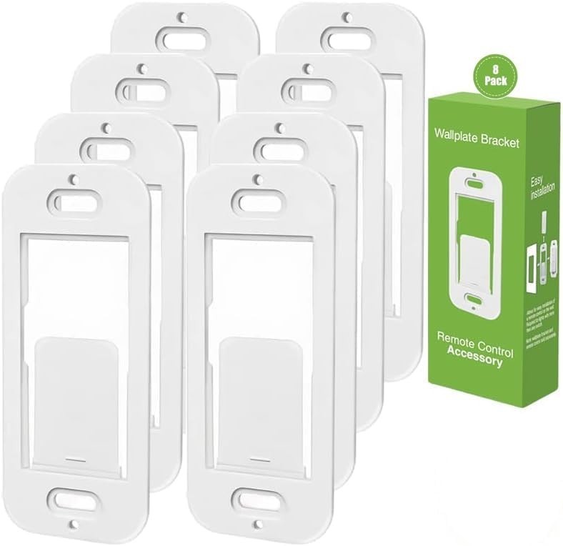 Wallplate Brackets Compatible with Lutron Caseta Pico Remote & Smart Switch – 8-