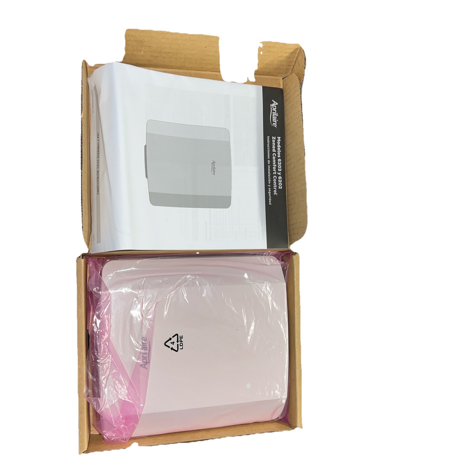 APRILAIRE #6202 TWO ZONE HEAT/COOL SINGE STAGE PLENUM SENSOR INCLUDED