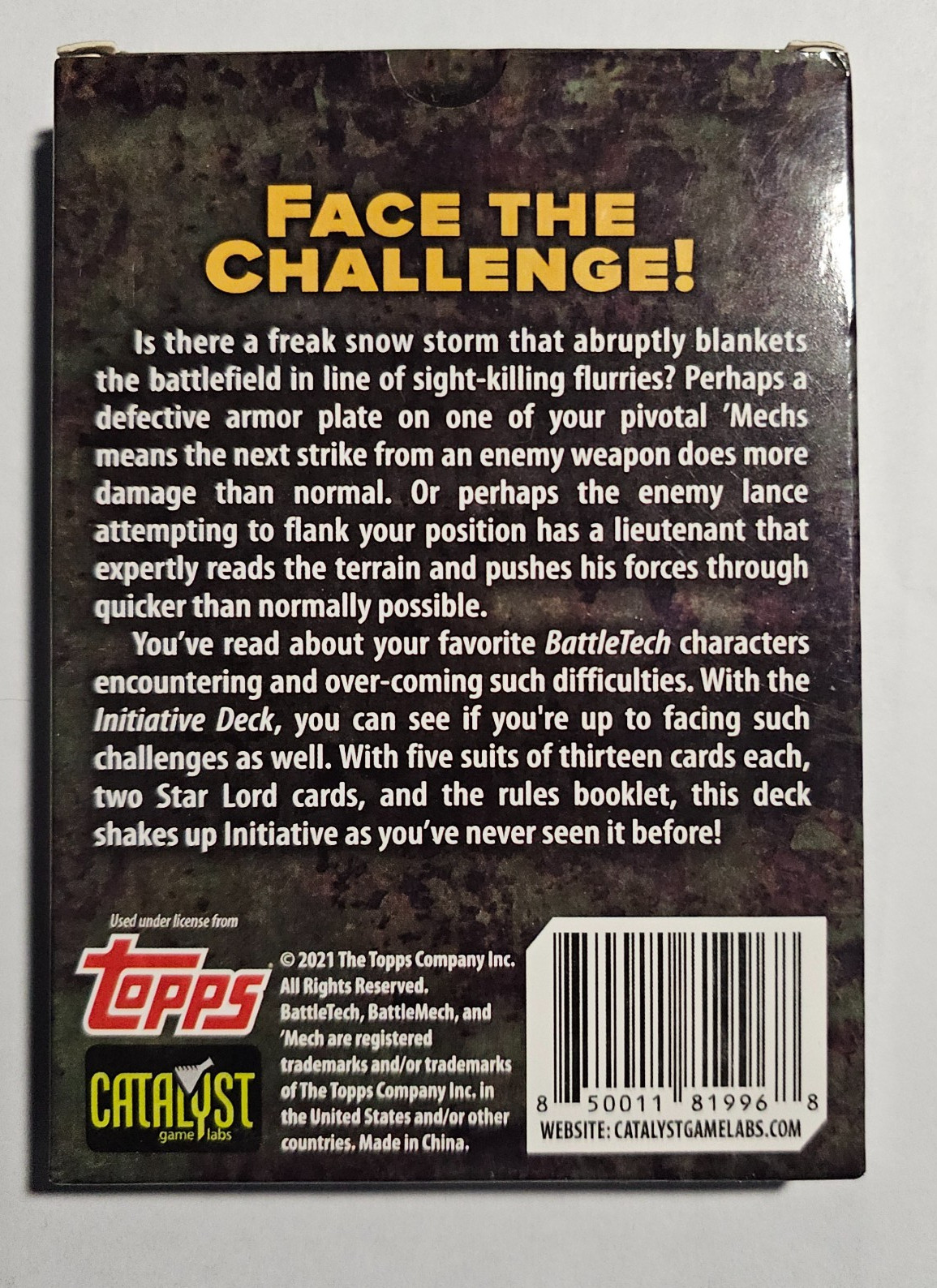 Initiative Deck - Battletech