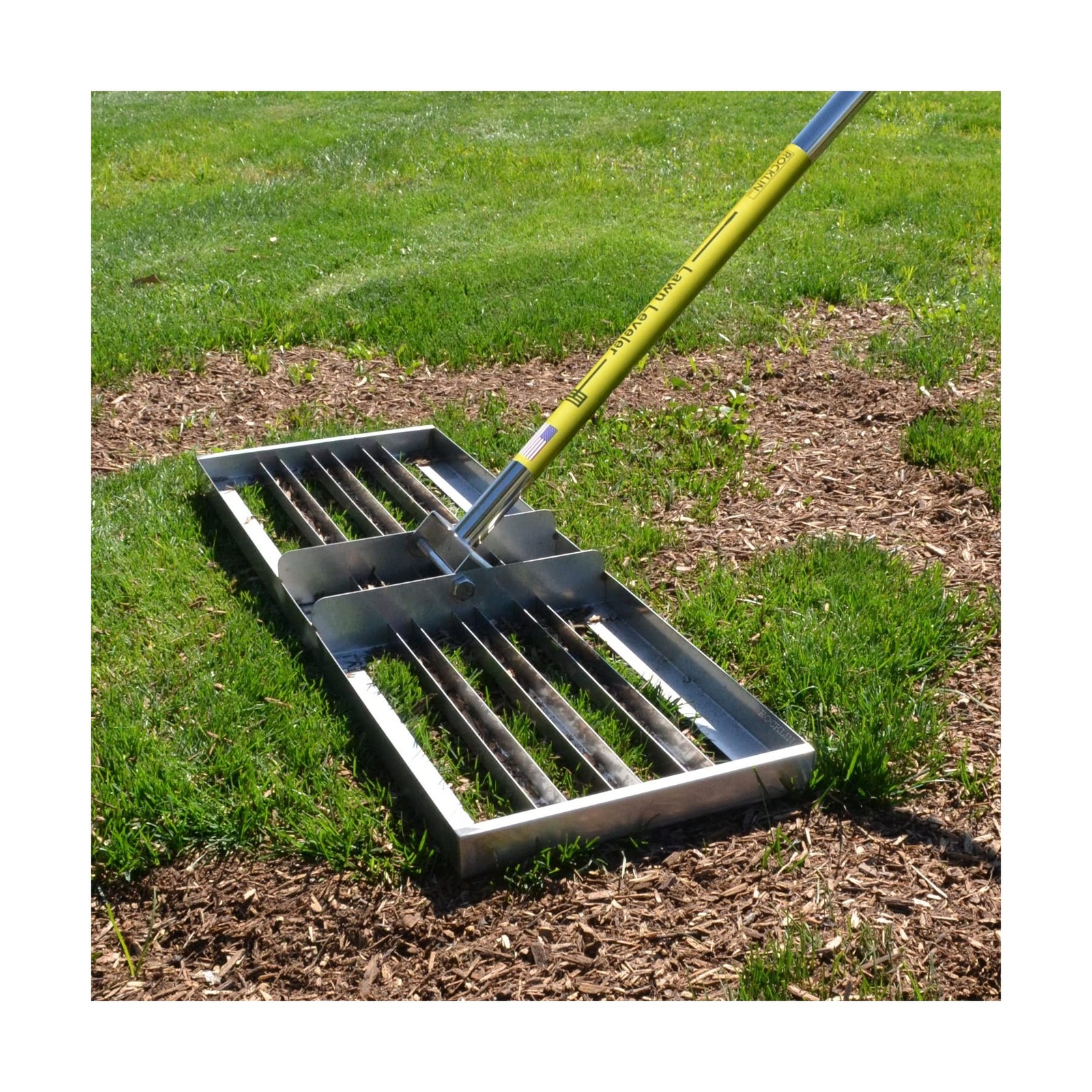 Rocklin™ Lawn Leveling Rake | Levelawn Tool | Level Soil or Dirt Ground Su
