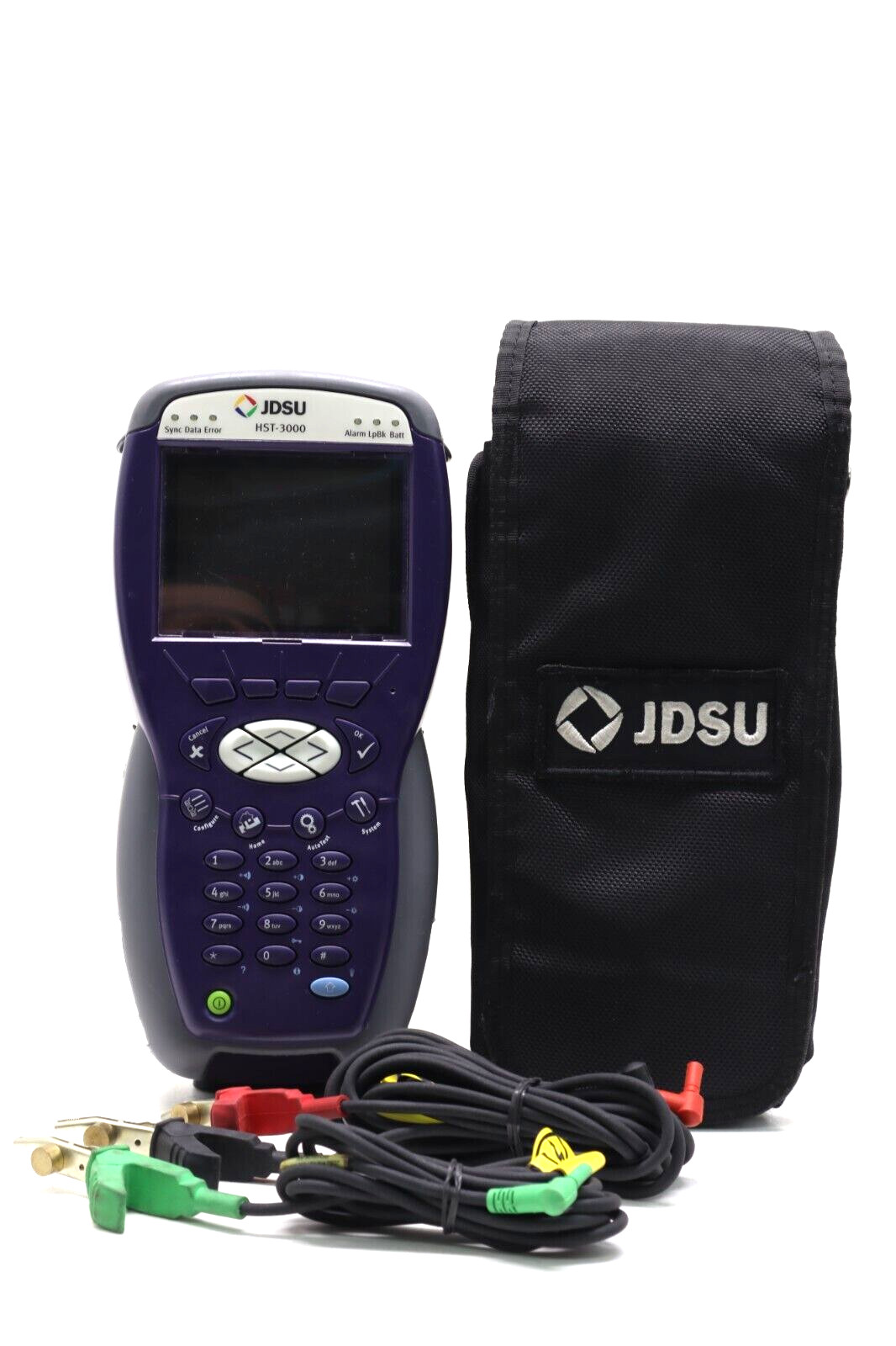 Viavi JDSU HST-3000 Color Copper Cable Tester - No Charger, Damaged Battery Clip