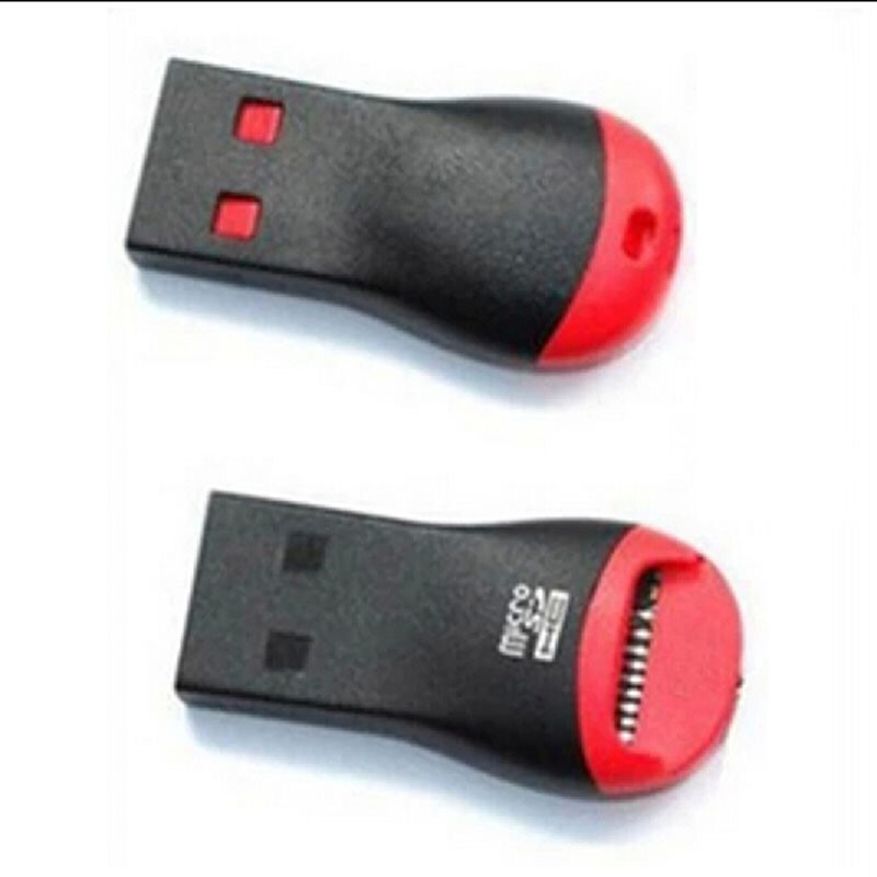 100Pcs Mini USB 2.0 Micro SD SDHC TF Flash Memory Card Reader Adapter For Laptop