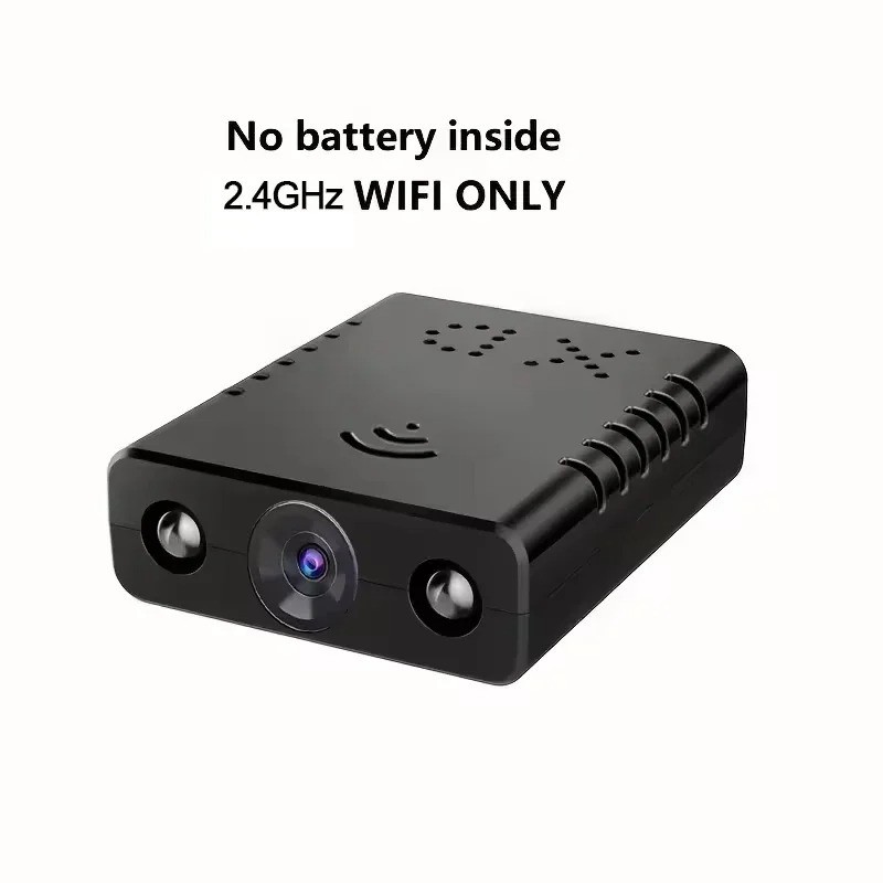 Compact 1080P Mini WiFi Camera Wireless Home Security Night Vision Battery Power