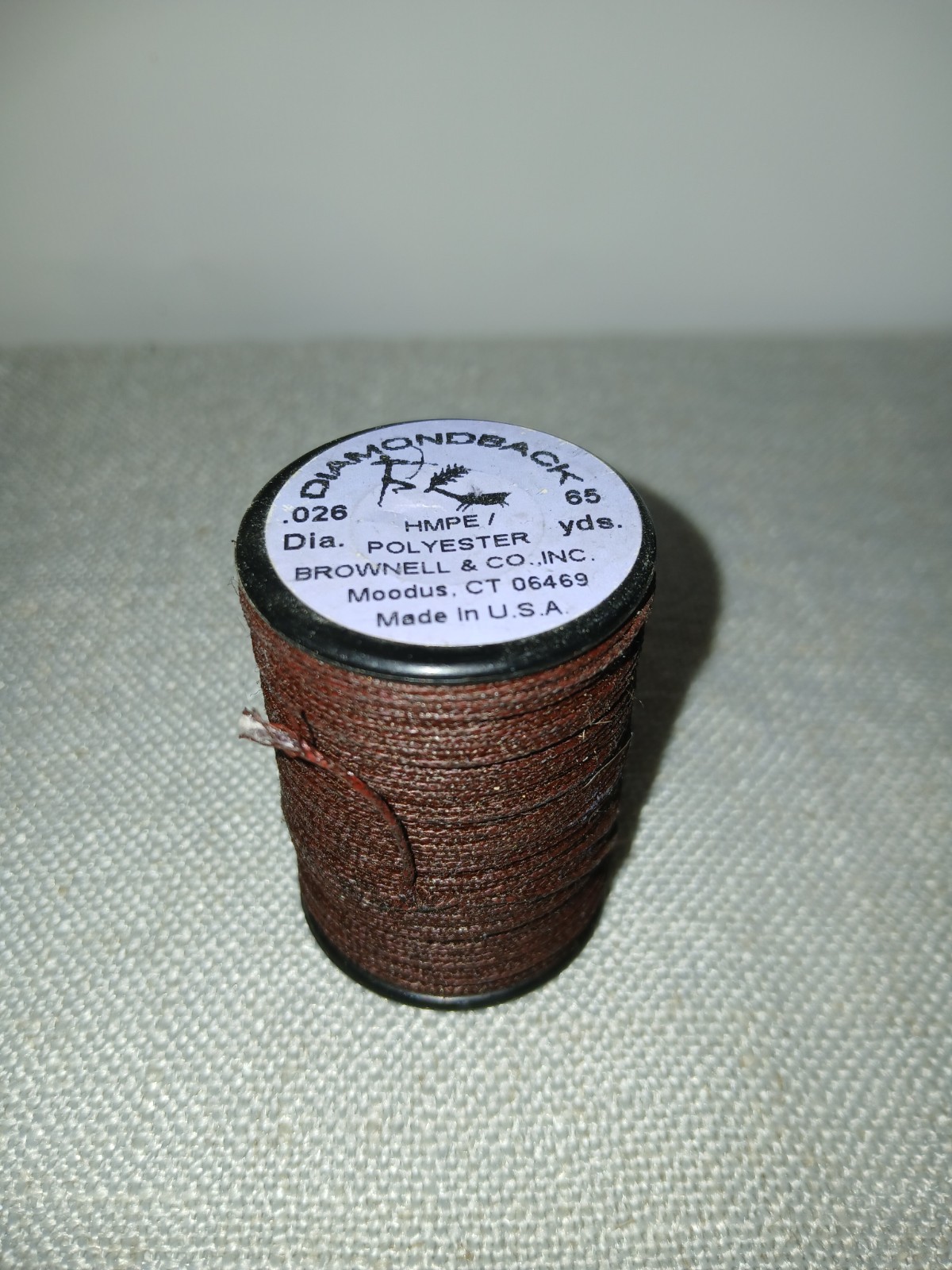 Brownell Diamondback Serving, .026  Dark Brown