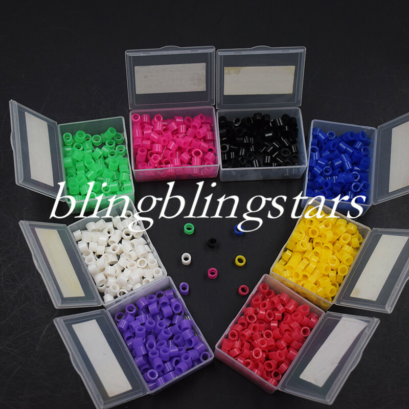 1000 Pcs Dental Silicone Color Code Rings Bands Hygienist Instruments 10 Colors