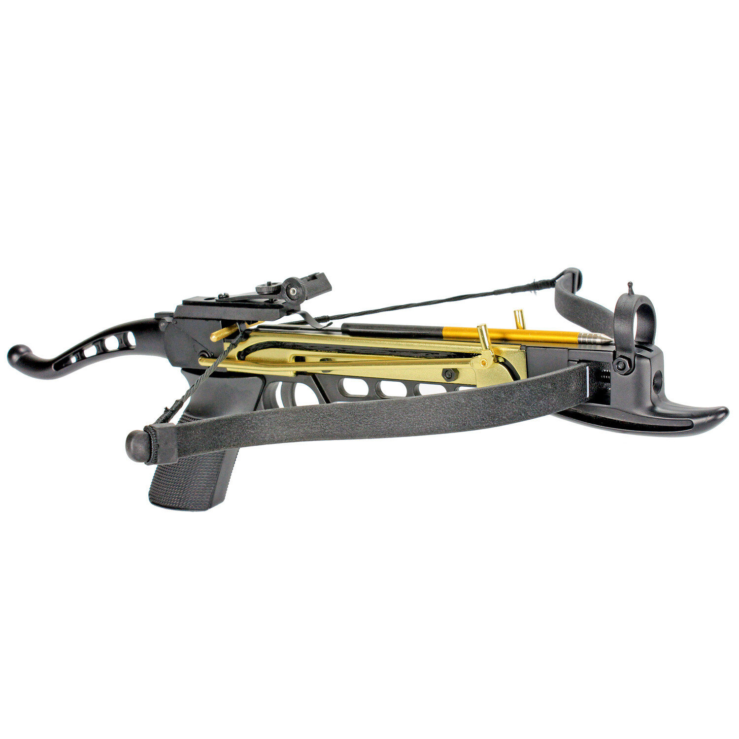 KingsArchery Crossbow Self-Cocking 80 LBS with Hunting Scope 60 Plastic Arrow