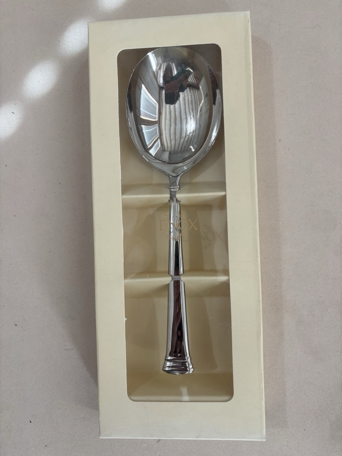 Lenox - ETERNAL (glossy)- casserole spoon - NEW