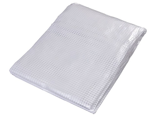 07-06-0608 Tarpaulin L: 8m W: 6m Polyethylene transparent with metal eyelets ...